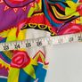Vibrant print Italian blazer with gold button detail Image 8