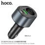 Hoco Z56 Friend PD35W+QC3.0 Cigarette Lighter Car Charger Black Image 2