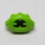 LEGO Pizza Planet Alien Minifigure Head Disney Series Alien Plain Unprinted Misprint Prototype Minifigure Pre Production Prototype No Print Extremely Rare Image 6