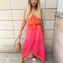Asymmetrical ombre maxi dress Image 4