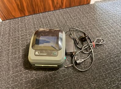 Zebra GK42 label direct thermal Printer 202520-000 GK420d RS232 USB PAR