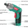 HYCHIKA Cordless Screwdriver 2000mAh 3.6V with 35 Accessories Image 4
