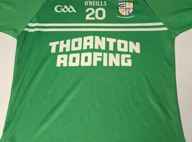 (Tight Fit) Erin's Own GAA (Match Worn) O'Neills Gaelic Football Jersey (Adult Large) FREE POST