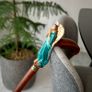 Unique Handmade Walking Stick, Winged Angel Handle, Never Used Image 2
