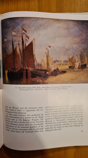 The Norwich School Of Painters. 1803-1833. Large Volume Hardback With Dustjacket In Good Condition.