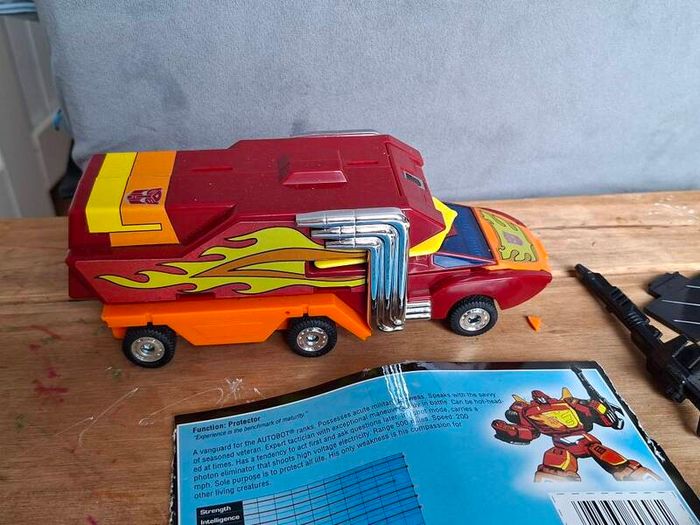 Transformers G1 re-issue Rodimus Prime.