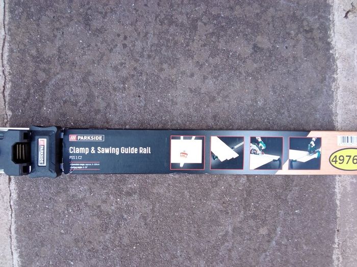 Clamp and Saw Guide Rail.