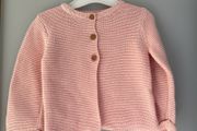 Willow by Leigh Tucker baby girls peach cardigan size 9-12mth EUC