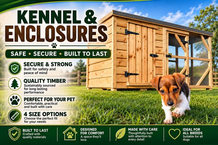 Dog Kennel & Enclosure