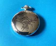 Large Dial, Pocket Watch and Chain