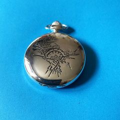 Large Dial, Pocket Watch and Chain