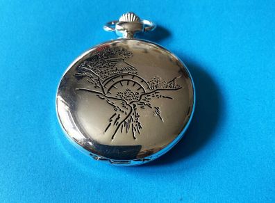 Large Dial, Pocket Watch and Chain