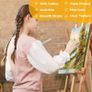 NEW SALE |  Panels 20x25cm-12 Packs Blank Art Canvases Pre Stretched Canvas Board, 100% Cotton Artist Painting Canvas for Acrylic, Oil Painting Wet Art Media Art Proje Image 2