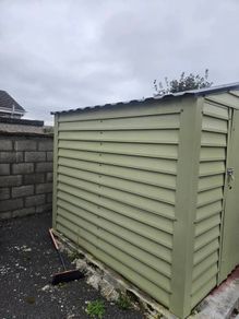 steel garden shed
