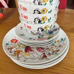 Dinner Set - Disney Snow White Plates & Bowls