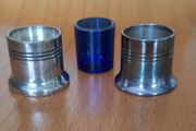 A pair of vintage EPNS A1 salt cellars