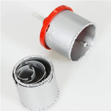 Tungsten Hole Saw Set Core Drill Bit Wall Tile Ceramic Cutter Kit 33-83mm