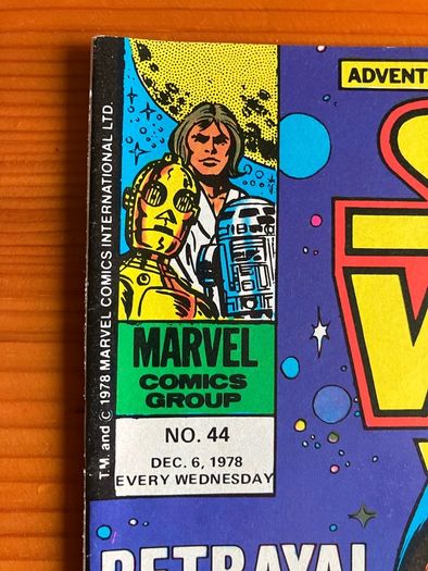 Comic: 'Star Wars Weekly' no. 44 / 1978