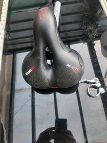 bike saddle and seat post