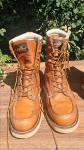 Therogood Fullgrain leather boots, motorcycle,Goodyear welted