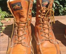 Therogood Fullgrain leather boots, motorcycle,Goodyear welted