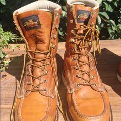 Therogood Fullgrain leather boots, motorcycle,Goodyear welted