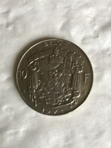 Collectible coin - 1971 Belgium 10 Francs