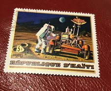 First Man on the Moon stamp