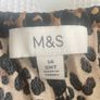 M&S Wide Leg Print Trousers Image 3