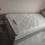 Single bed frame with mattress and storage Image 2