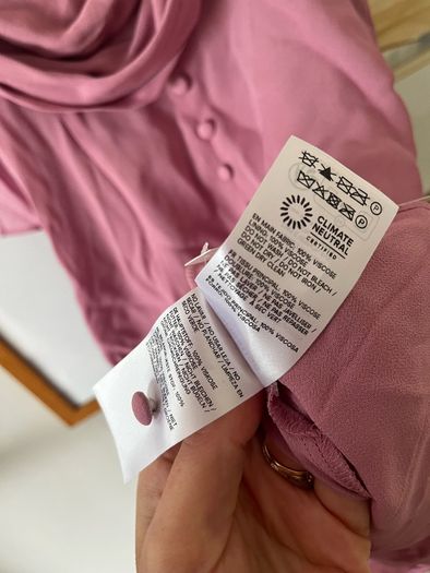 Reformation dress Doris in sugar plum