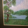 Oil painting - Tree by the River - Framed Image 3