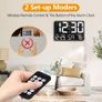 11.5" Digital Calendar Alarm Clock with Wireless Remote Control Image 9