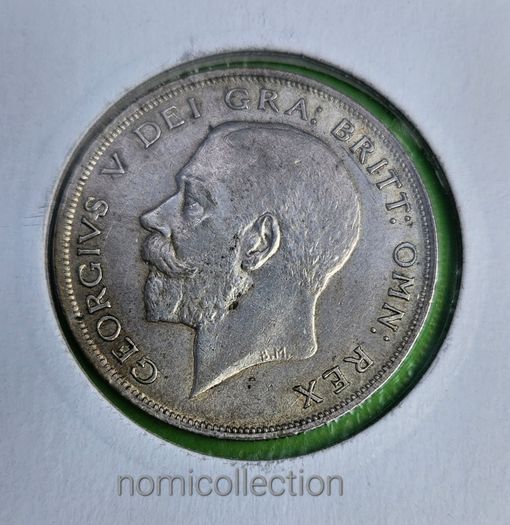 United Kingdom 1923 year Silver Half Crown.