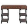 Desk with 3 Drawers 110x50x78 cm Solid Fir Wood Image 4