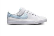 Nike Court Legacy Shoes White Blue Tint Kids