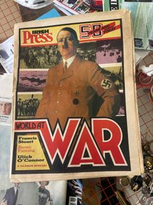 Irish Press World At War Supplement 1 September 1989  50th Anniversary WWII Special Vintage Newspaper Collectible