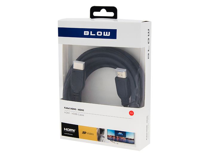 New 5m Premium High Quality Modern HDMI 2.0 Male Cable, 3D, 4K TV DVD Lead #994