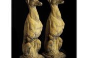 Small Sitting Greyhound EG007