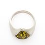 Sterling Silver Natural Baltic Amber  Ring Image 3