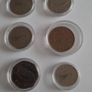 6 Irish coins in coin holders Image 9