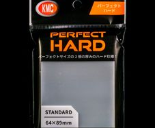 1 Pack of 50 Clear KMC Standard Size Perfect Hard Sleeves 64 x 89mm Pokemon MTG Lorcana Protection