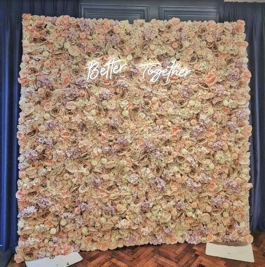 Premium Flower & Shimmer Walls for Hire