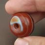 Vintage Natural Eye Pattern Sulemani Agate Tire Shape Bead Image 7