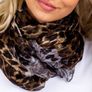 Pretty Leopard Print Scarf - ideal gift Image 3
