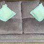 Pair of Large Custom-Made Grey Sofas Image 2