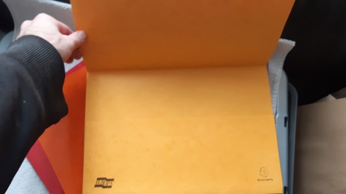 Exacompta Europa Pocket Wallet A4/Follscap File Folders/Envelopes Home Office School College