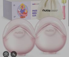 Nuliie 2 PCS Silicone Breast Milk Collectors for Breastfeeding Leak-Proof, 3oz/90ml