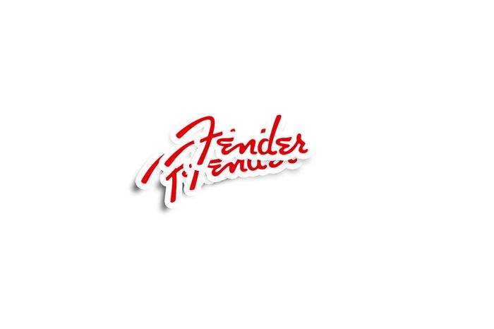Fender Glossy Stickers 2-Pack