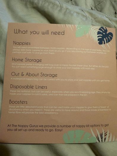 Reusable Nappies Complete Set
